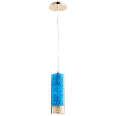 Kaska 1 - Light Gold Single Pendant