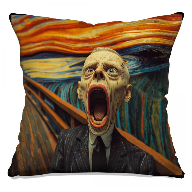Coussins décoratifs Screaming, 20 x 20 inches