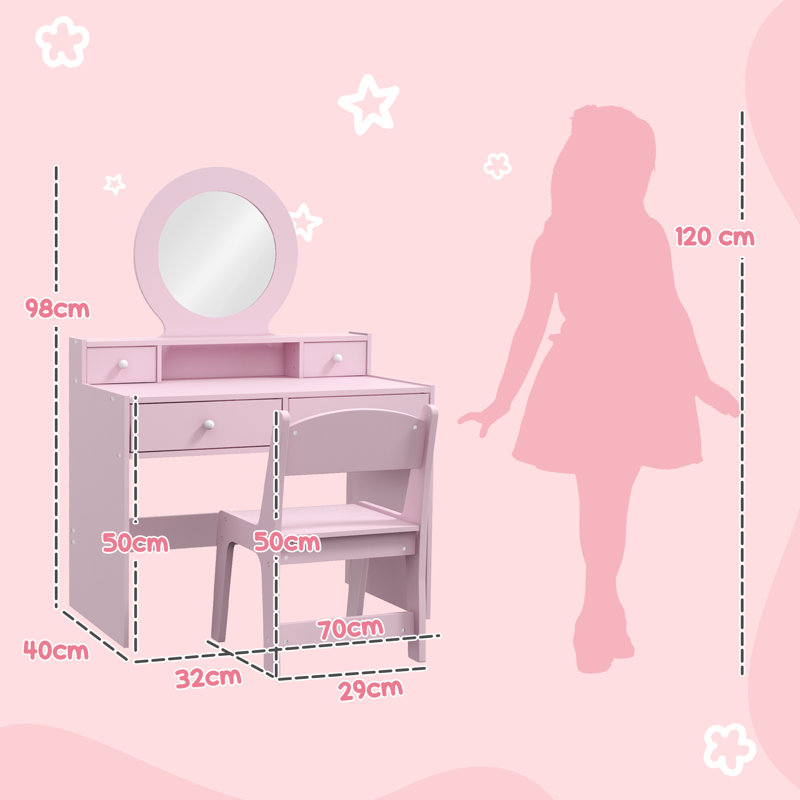 Chicora Dressing Table with Mirror