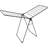 Height Adjustable Gullwing Drying Rack - Sturdy Stainless Steel