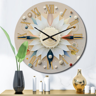 Horloge murale en spirale abstraite