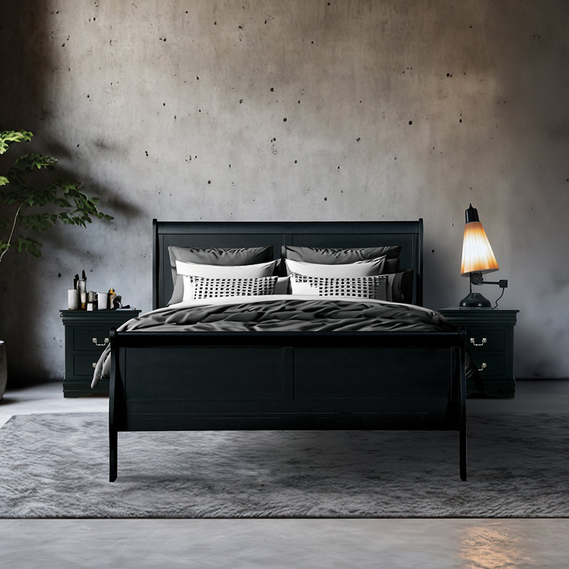 Gulara Bed, King, Black