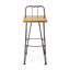 Ensemble de bar industriel en bois et en métal