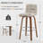 Mariea Swivel Upholstered Counter Stool-898075349-906233456