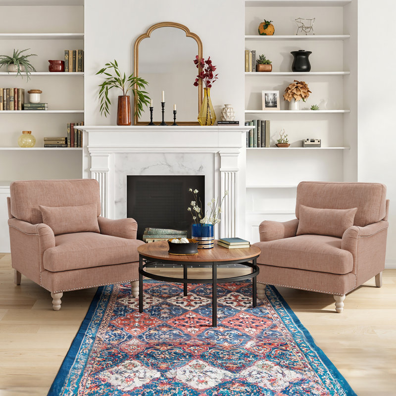 Fauteuil Hierro, Terracotta/Gray