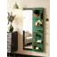 Miroir à miroir mural en bois d'hévéa luxueux-1152397403
