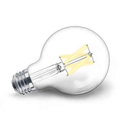 Alianny 8.5W E27 Dimmable LED Vintage Edison Globe Light Bulb Amber