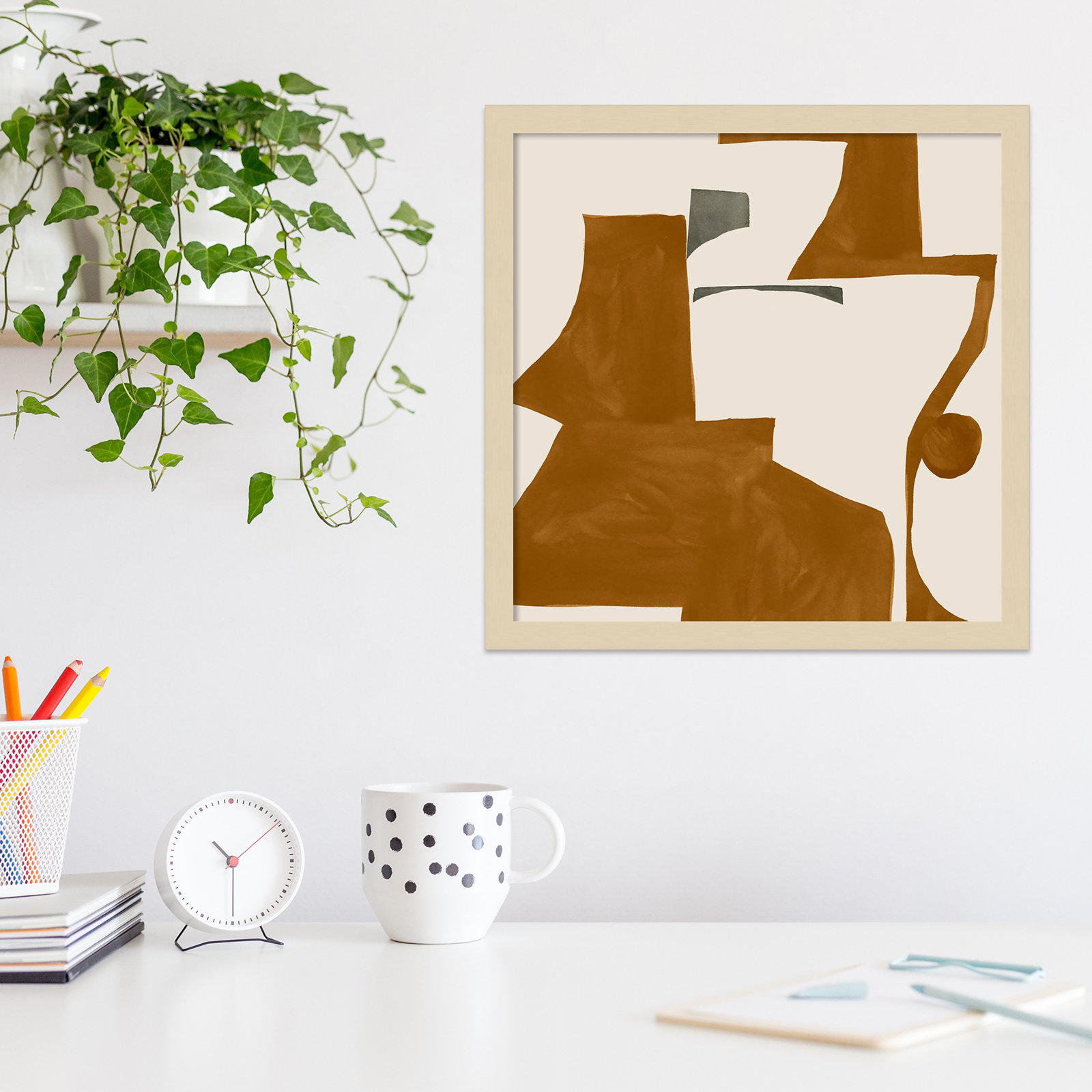 Forecast by Sozi, Brown, 17" H x 17" W x 1" D