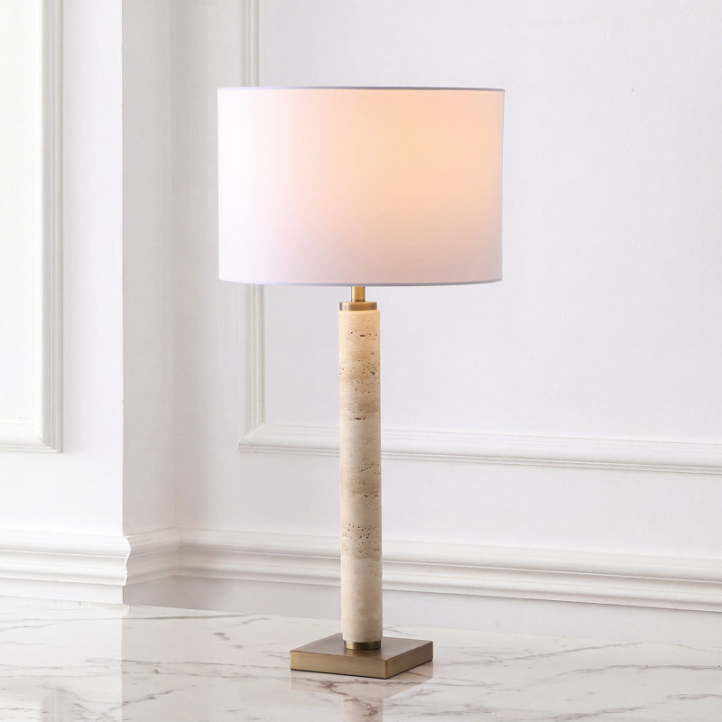 Elinora Travertine Table Lamp