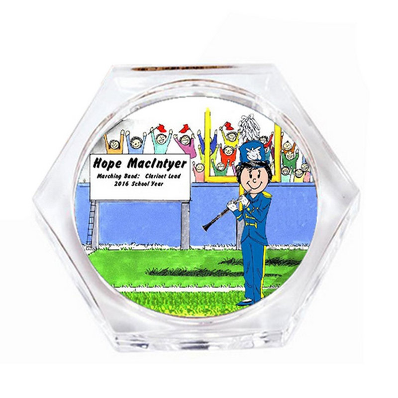 Ensemble de 4 sous-verres personnalisés, Oui