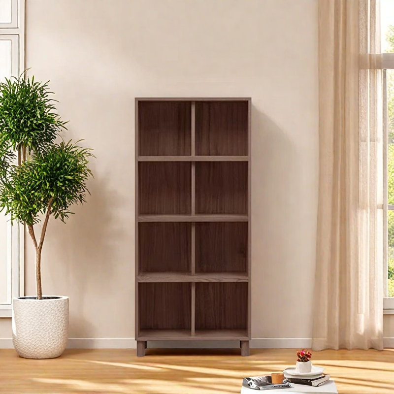 Schneider, (4 tablettes) H 61 po x l 27,2 po x P 12,5 po, Marron foncé