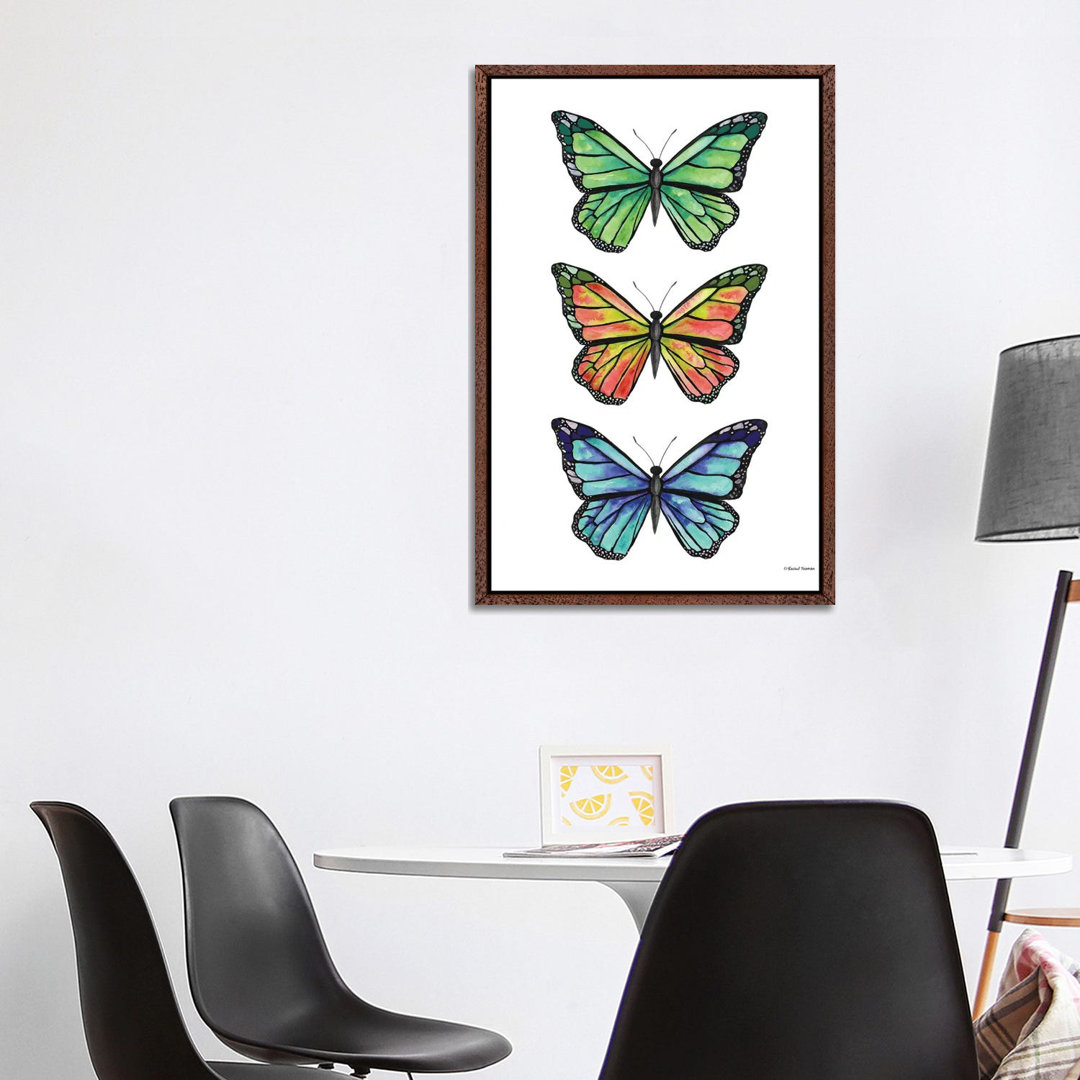 Stacked Wonderful Butterflies von Rachel Nieman - Galerie- Giclée auf Leinwand