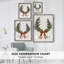 «Christmas Holiday Art», série 2-LXVI, reproduction encadrée - bois massif XMAI81844-821578801