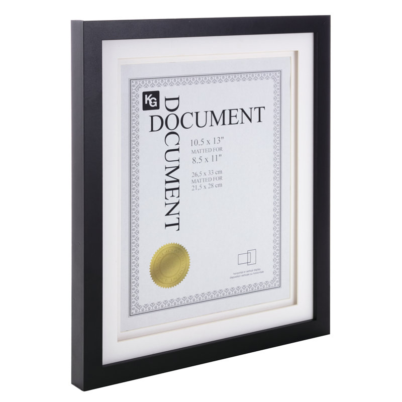 Cadre pour documents Kiera Grace Morgan, Noir