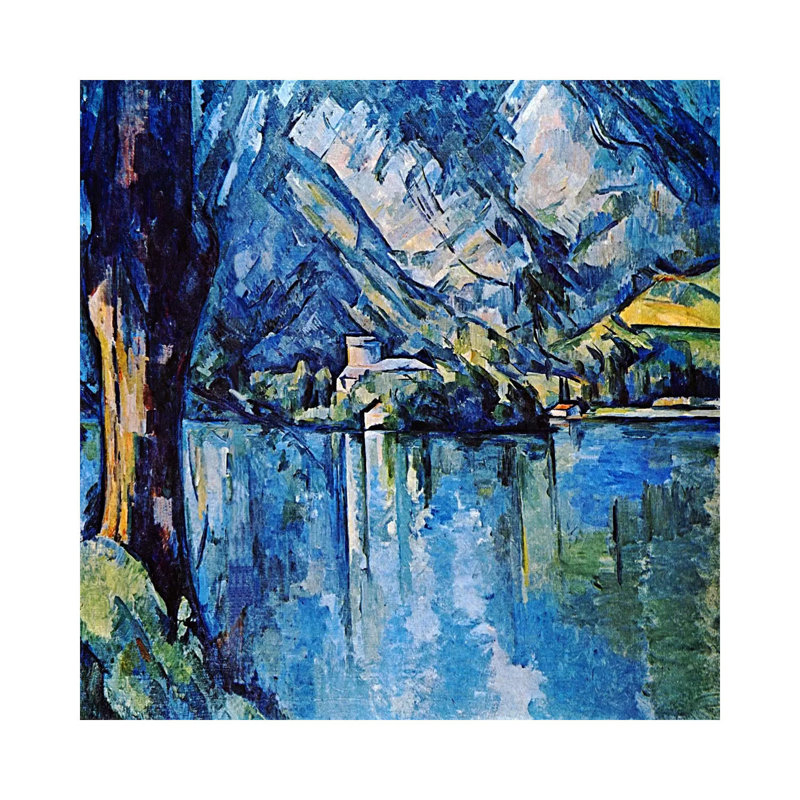 Le Lac Annecy by Paul Cezanne - Wrapped Canvas Painting