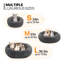 Lit pour chien Donut, lit douillet, douillet, chaud, moelleux, rond et moelleux pour animal de compagnie, lavable à la machine-379643120-379643124