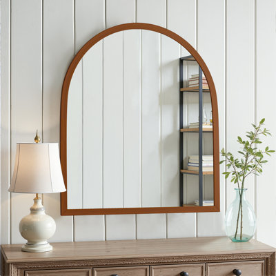 Miroir de salle de bain arqué