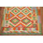 Tapis coloré en laine Kilim 5 x 7