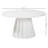 Parvana Round 31.5" W White Coffee Table