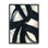 «Dynamic Modern Black Paint Strokes Bold Abstract» par Susan Jill - peinture à cadre flottant sur toile