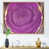Toile avec cadre flottant brun