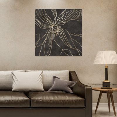 Floral Lines II Abstract Modern Art