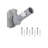 Grey Aluminum Adjustable Flag Bracket, 6.5"H