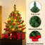 Arbre de Noël de table portable avec base en béton vert-331898114-372539488