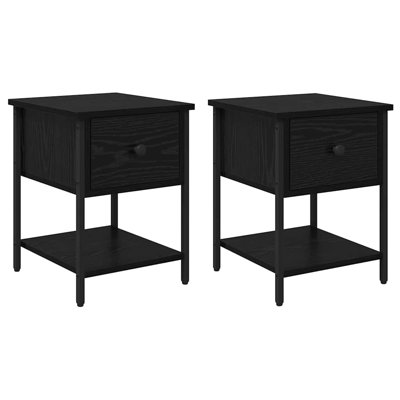 34cm W Manufactured Wood Bedside Table