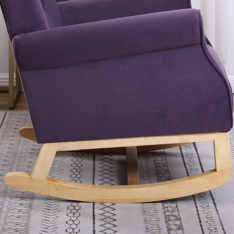 Chaise berçante Maylie, Mauve lavande