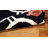 Rodgers Hand Woven Flat Weave Wool/Cotton Geometric Rug in Black/Gray-1216001418