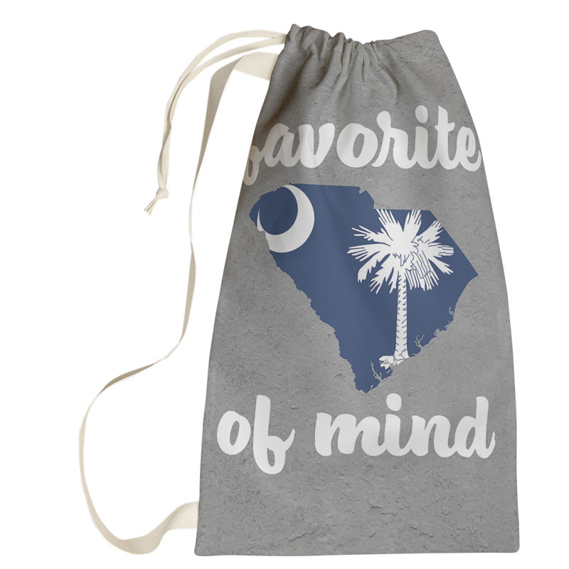 Fabric Laundry Bag with Handles, Small (64" H x 20" W x 1.5" D), South Carolina