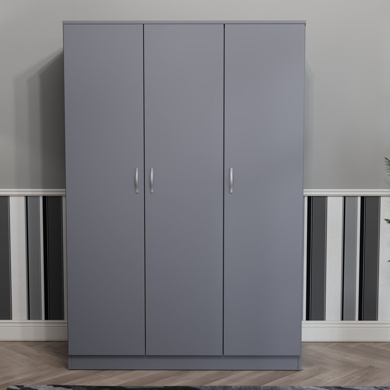 Maybery MDF & Particleboard Wardrobe, Grey