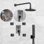 Ensemble de mélangeur de douche encastré 3 voies avec système de valve thermostatique Bravat-68810761
