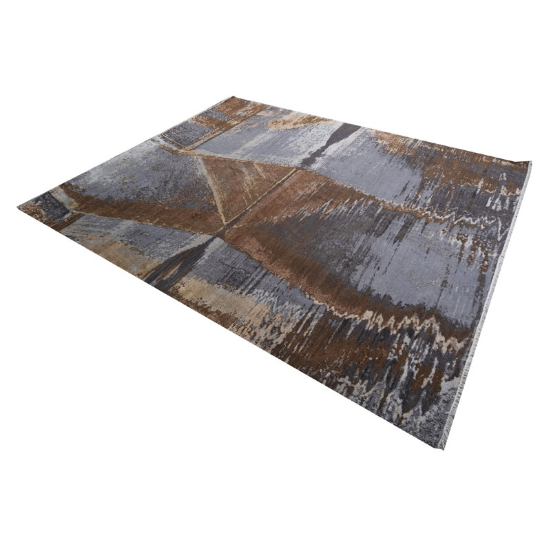 Overdyed One-of-a-Kind 10' 3" X 8' 1" Hand Knotted Area Rug
