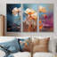 Ensemble de salon Weedman - Poppy Wall Art-108309593-108309588