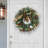 24 In. Adorned Flocked Artificial Wreath