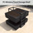 PURPLE LEAF 12' X 24' Sunroom Patio Hardtop Gazebo Double Top Galvanized Steel Screen House Aluminum Sun Room Outdoor Solarium for Garden Backyard-122817695
