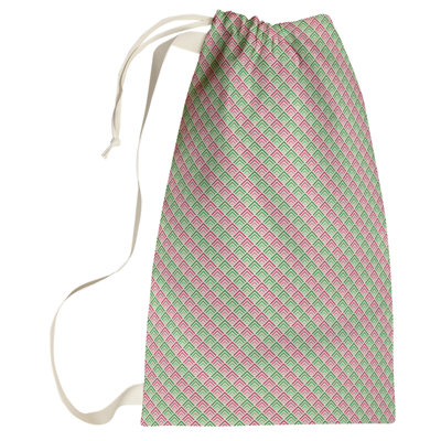 Sac à linge géométrique