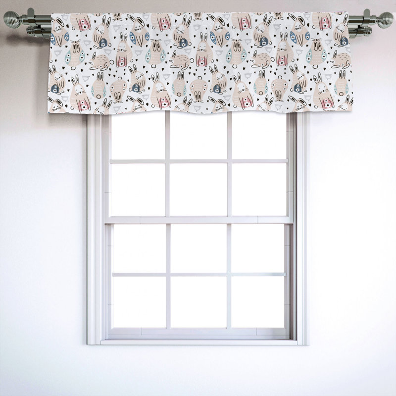 Sateen Ruffled Window Valance