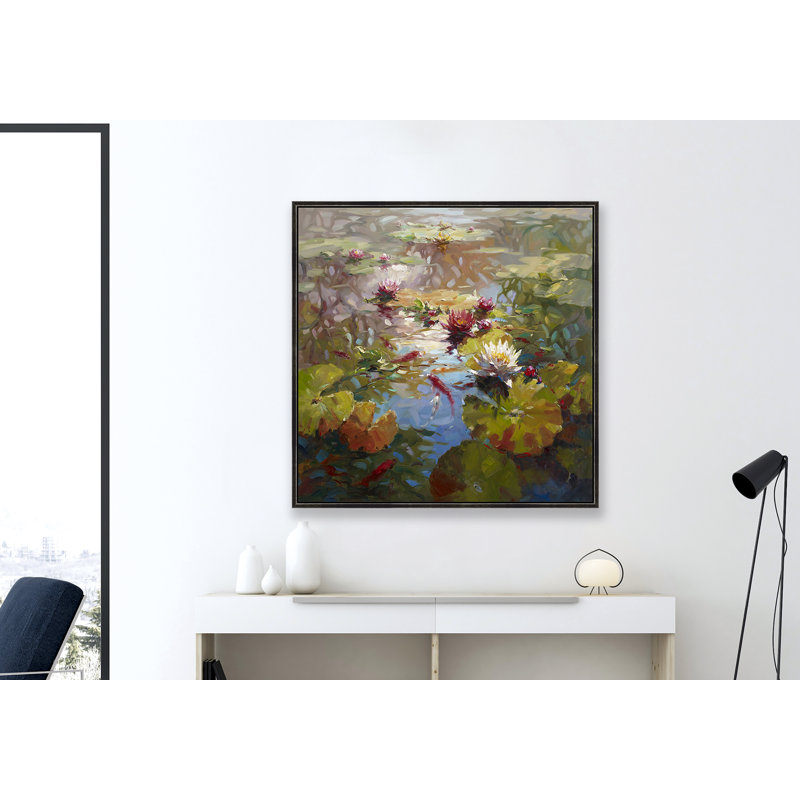 Plants & Flowers Print, 47" H x 47" W, Brown