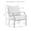 Chaise de patio avec coussins Jammi