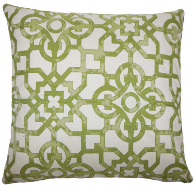 Pewter/Fig/Geranium Polyester Piece Sham