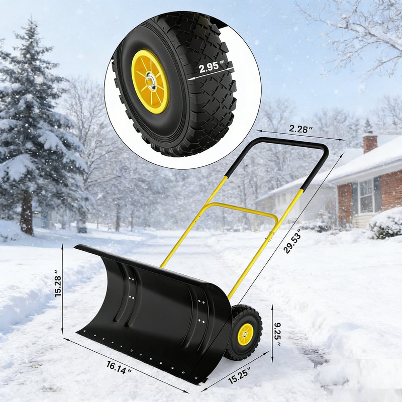 Push Brooms, Black/Yellow