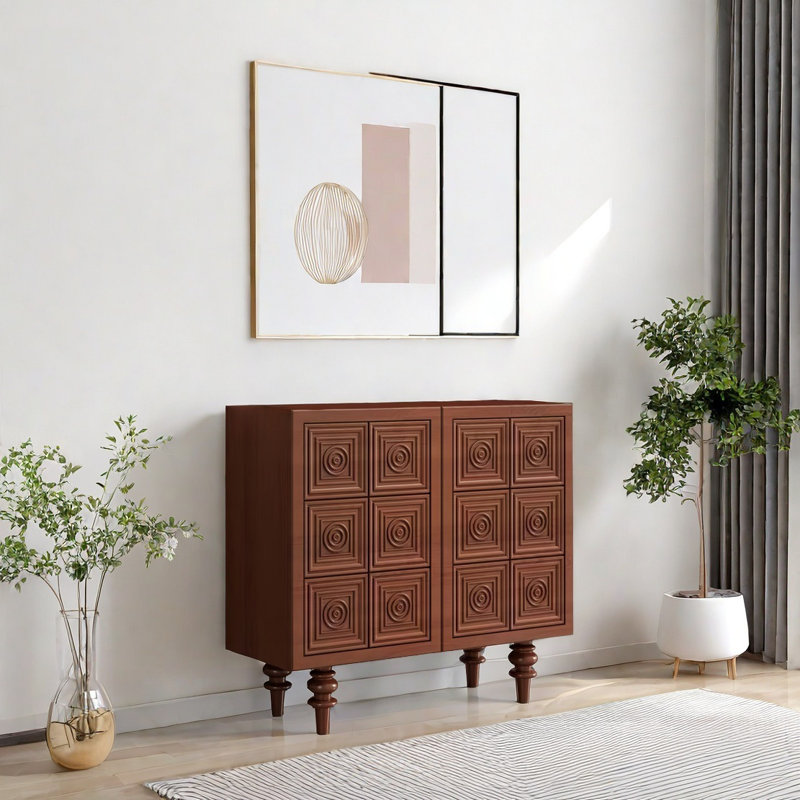 Buffet Retro Art, Brun