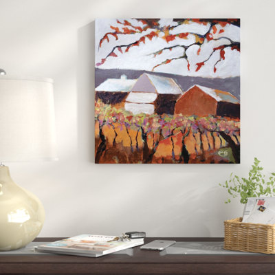«Autumn Vineyard», reproduction sur toile