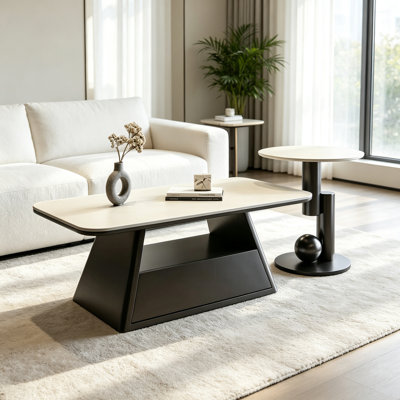 Modern Coffee Table Diversified Storage Space