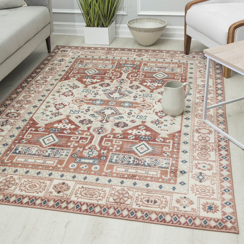 Gabriel Vintage Sangria Koti Area Rug, Rectangle 8' x 10'