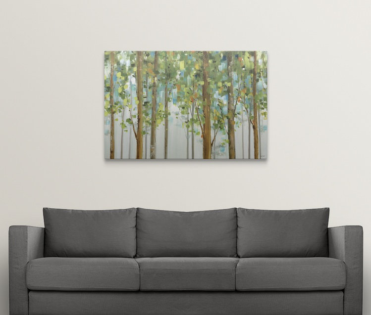 Forest Study " Forest Study I " by Lisa Audit, 32" H x 48" W x 1.5" D, Canvas
