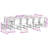  Garden Dining Set Black
